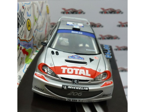 PEUGEOT 206 BICAMPEON MUNDIAL REF.6125 TECNITOYS