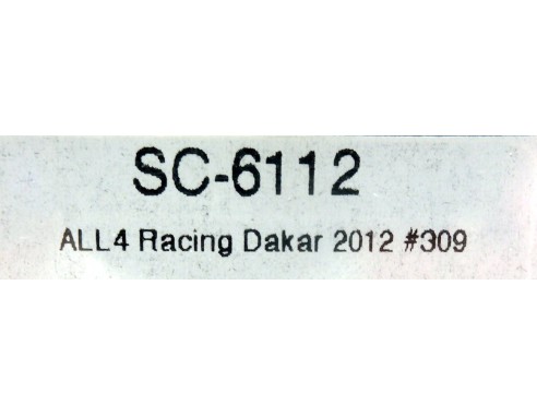 MINI All4 Racing Rally Dakar 2012 n.312 REF.SC6112 SCALEAUTO