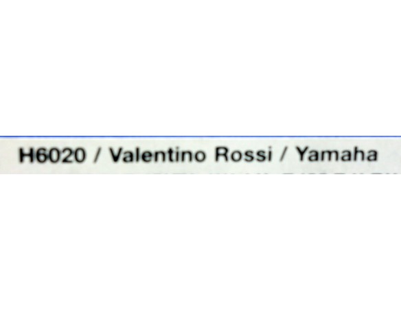 YAMAHA VALENTINO ROSSI REF.H6020 SUPERSLOT
