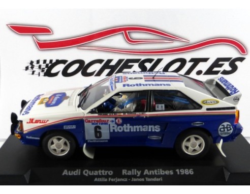 AUDI QUATTRO RALLY ANTIBES 1986 ROTHMANS REF 88276 FLY