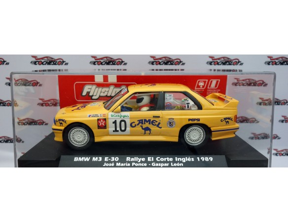 BMW M3 E30 RALLYE EL CORTE INGLES 1989 GLASPACK ROJO REF.038301 FLY