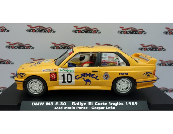 BMW M3 E30 RALLYE EL CORTE INGLES 1989 GLASPACK ROJO REF.038301 FLY