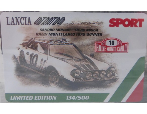 LANCIA STRATOS ALITALIA MONTECARLO 76 LTD 500 u.SPORT REF. SRE11 TEAM SLOT