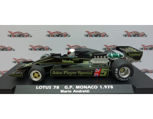 LOTUS 78 GP MONACO 78 JPS MARIO ANDRETTI REF.058106 FLYSLOT