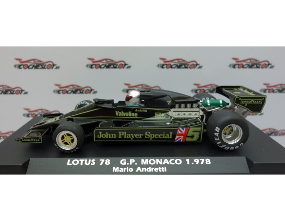 LOTUS 78 GP MONACO 78 JPS MARIO ANDRETTI REF.058106 FLYSLOT