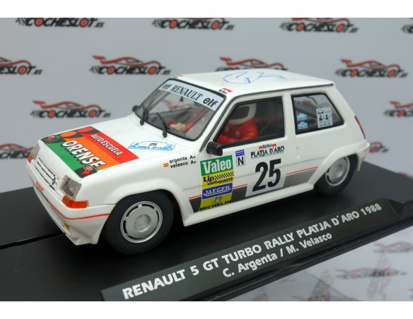 RENAULT 5 GT TURBO RALLY PLATJA D'ARO 1988 EL CLUB 2023 FIRMADO REF.FC2023FLY