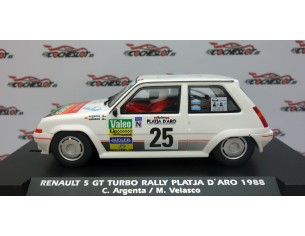 RENAULT 5 GT TURBO RALLY PLATJA D'ARO 1988 EL CLUB 2023 FIRMADO REF.FC2023FLY 2