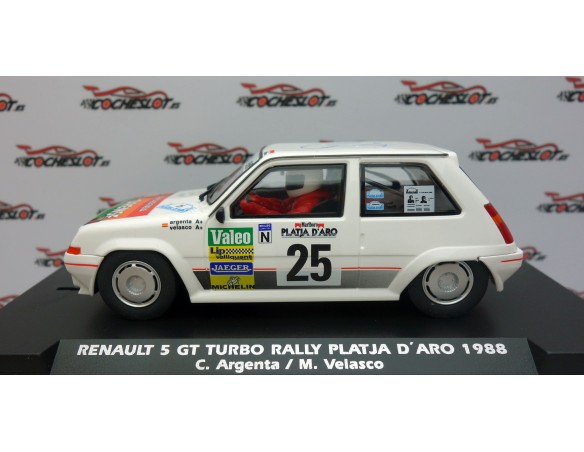 RENAULT 5 GT TURBO RALLY PLATJA D'ARO 1988 EL CLUB 2023 FIRMADO REF.FC2023FLY