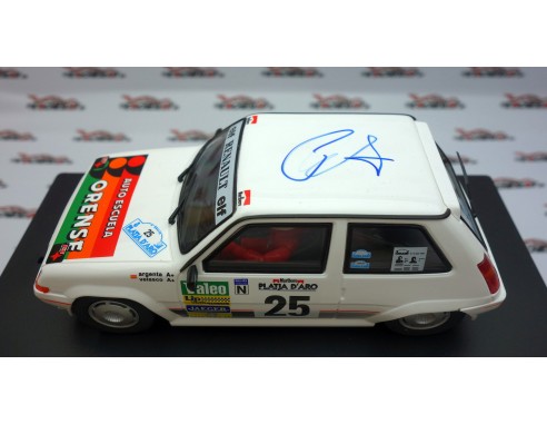 RENAULT 5 GT TURBO RALLY PLATJA D'ARO 1988 EL CLUB 2023 FIRMADO REF.FC2023FLY
