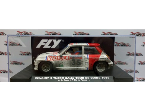 RENAULT 5 TURBO RALLY TOUR DE CORSE 1986 RADIOLA SUCIO REF.E2066 FLY