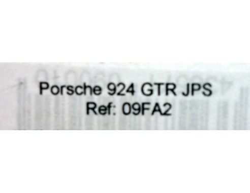 PORSCHE 924 GTR JPS REF.09FA2 FALCON SLOT