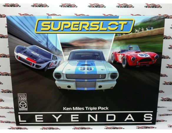 KEN MILES TRIPE PACK LEYENDAS REF.H46192A SUPERSLOT