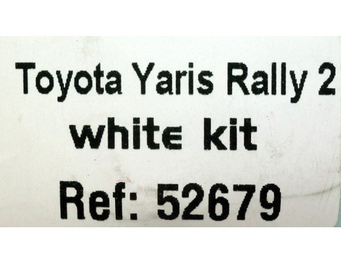 TOYOTA YARIS RALLY 2 WHITE KIT REF.52679 AVANT SLOT