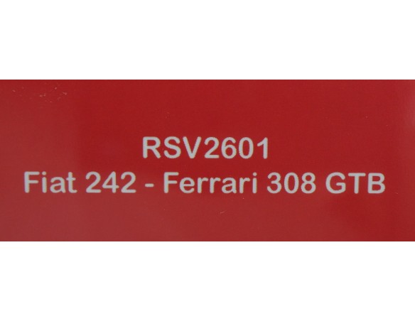 SET DE ASISENCIA FERRARI 308 GTB - FIAT 242 REF.RSV2601 AVANT SLOT