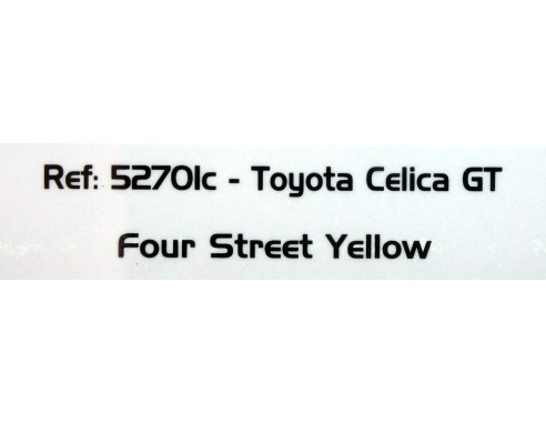 TOYOTA CELICA GT FOUR STREET YELLOW REF:5270lc AVANT SLOT