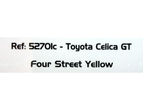 TOYOTA CELICA GT FOUR STREET YELLOW REF:5270lc AVANT SLOT
