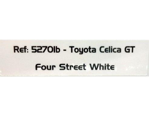 TOYOTA CELICA GT FOUR STREET WHITE REF:5270lb AVANT SLOT