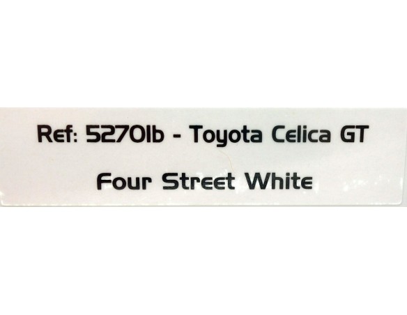 TOYOTA CELICA GT FOUR STREET WHITE REF:5270lb AVANT SLOT