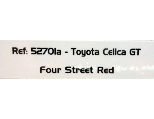 TOYOTA CELICA GT FOUR STREET RED REF:5270la AVANT SLOT