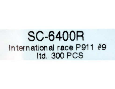 PORSCHE 911 IROC INTERNATIONAL RACE Nº9 REF.SC6400R SCALEAUTO