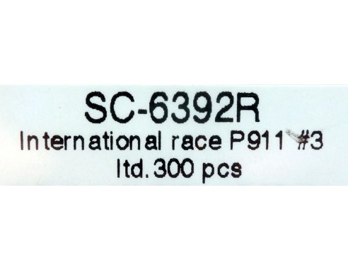 PORSCHE 911 IROC INTERNATIONAL RACE Nº3 REF.SC6392R SCALEAUTO
