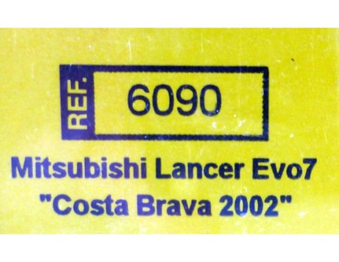 MITSUBISHI LANCER EVO7 COSTA BRAVA 2002 REF.6090 TECNITOYS