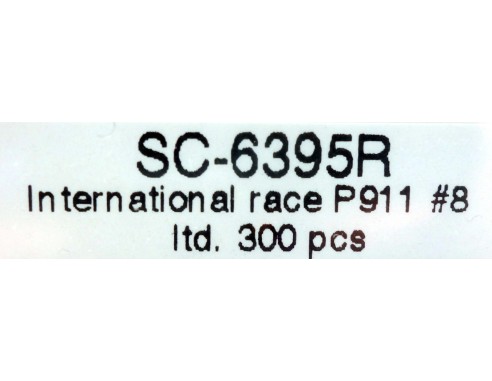 PORSCHE 911 IROC INTERNATIONAL RACE Nº8 REF.SC6395R SCALEAUTO
