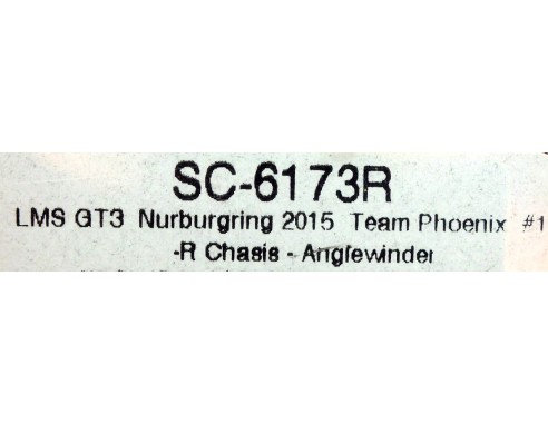 AUDI R8 LMS GT3 24H NURBURGRING 2015 TEAM PHOENIX Nº1 REF. SC6173R SCALEAUTO