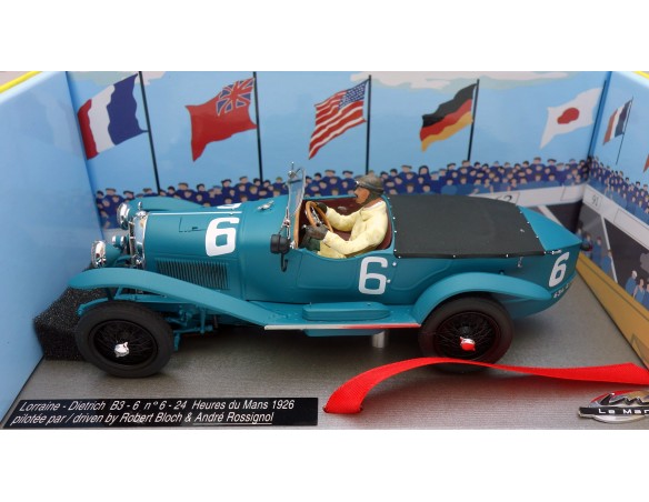WINNER Nº6 LE MANS 1926 LORRAINE-DIETRICH REF.132113/6M LE MANS MINIATURES