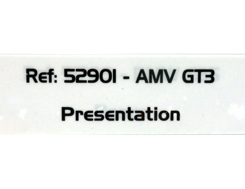 AMV GT3 EVO  Presentation REF:52901 AVANT SLOT