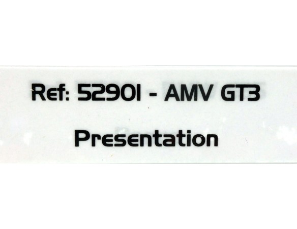 AMV GT3 EVO  Presentation REF:52901 AVANT SLOT