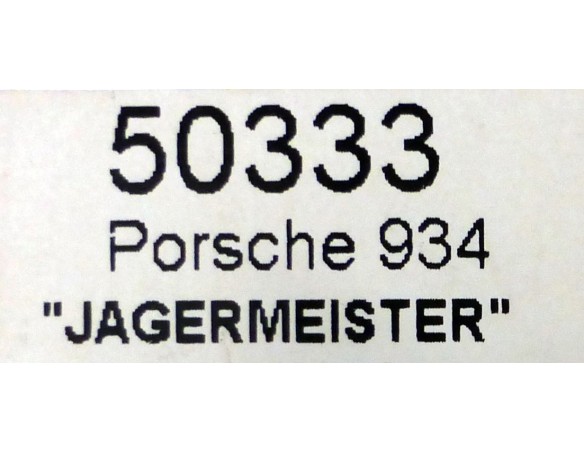 Porsche 934 “Jagermeister” Nº24 REF.50333 NINCO