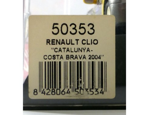 RENAULT CLIO CATALUNYA COSTA BRAVA 2004 REF.50353 NINCO