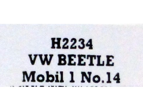 VW BEETLE MOBIL 1 Nº14 REF.H2234 SUPERSLOT