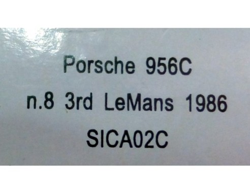 PORSCHE 956 ROTHMANS LE MANS WINNER 1986 REF.SICW 04 SLOT.IT