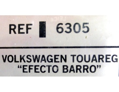 VOLKSWAGEN TOUAREG  CARLOS SAINZ EFECTO BARRO REF.6305 TECNITOYS