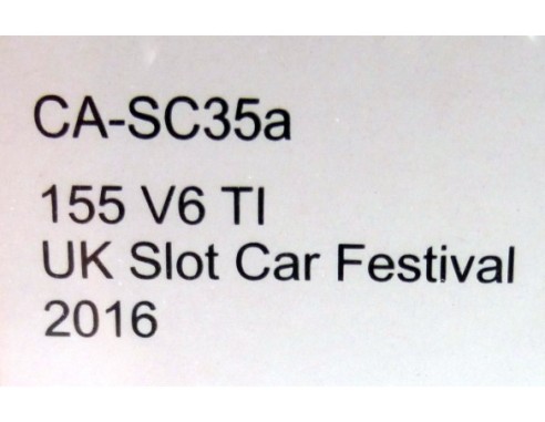 Alfa Romeo 155 V6 TI UKSCF 2016  Limited Edition of 250 REF: CA-SC35A SLOT.IT