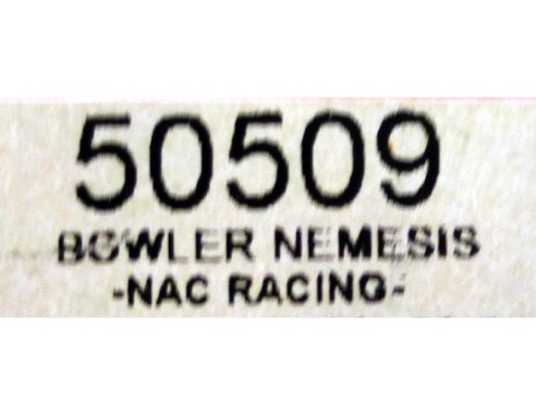 BOWLER NEMESIS NAC RACING REF..50509  NINCO