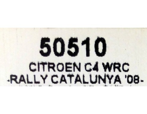 CITROEN C4 WRC RALLY CATALUNYA 08 REF.50510 NINCO