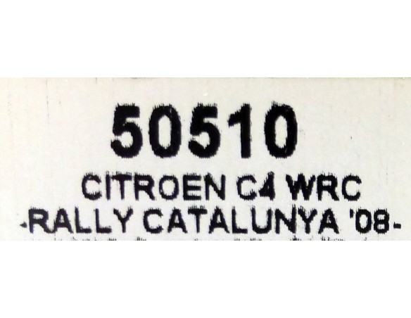CITROEN C4 WRC RALLY CATALUNYA 08 REF.50510 NINCO
