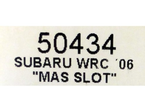 SUBARU WCR 06 MAS SLOT REF.50434 NINCO