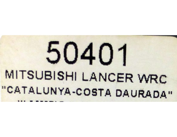 MITSUBISHI LANCER WRC CATALUNYA COSTA DAURADA REF.50401 NINCO