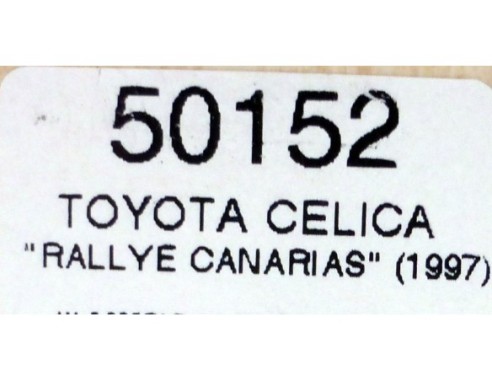 TOYOTA CELICA RALLYE CANARIAS REF.50152 NINCO