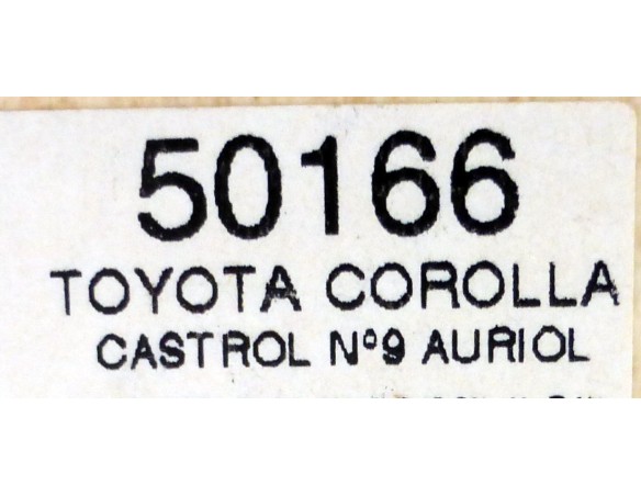 TOYOTA COROLLA CASTROL Nº9 AURIOL 1998  REF. 50166 NINCO