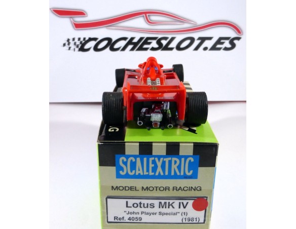 LOTUS MK-IV F1 JHON PLAYER ROJO Nº 1 1981 REF.4059 EXIN