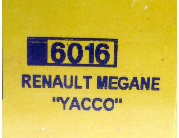 RENAULT MEGANE YACCO REF.6016 TECNITOYS