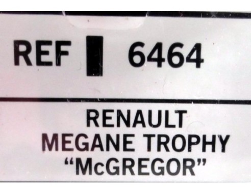 RENAULT MEGANE TROPHY McGREGOR REF.6464 TECNITOYS