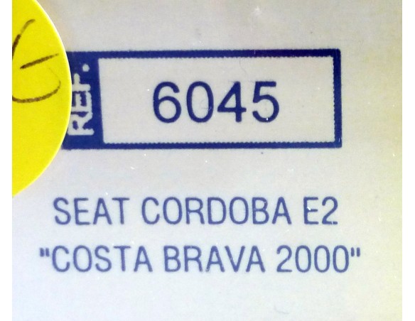 SEAT CORDOBA E2 COSTA BRAVA 2000 REF. 6045 TECNITOYS