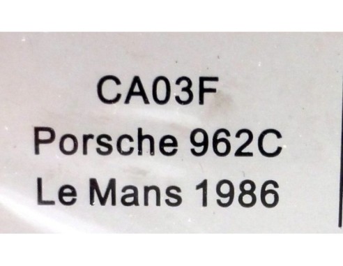 PORSCHE 962C LE MANS FORTUNA 1986 REF.CA03F SLOT.IT