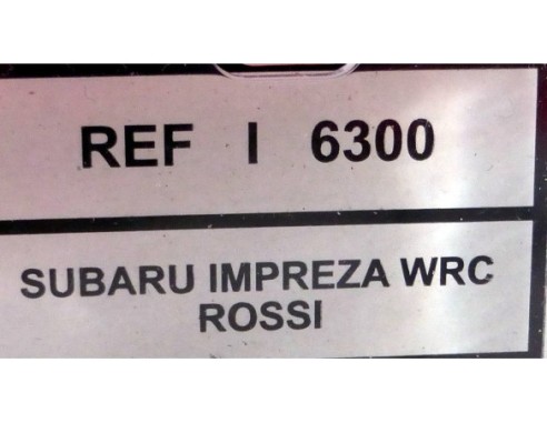 SUBARU IMPREZA WRC VALENTINO ROSSI REF. 6300 TECNITOYS